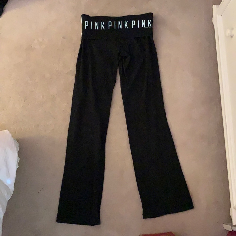 PINK Victoria Secret full length flared yoga pants